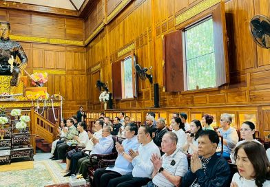 ร่วมพิธีเปิด “พระตำหนักประกาศอิสรภาพ” สมเด็จพระนเรศวรมหาราช