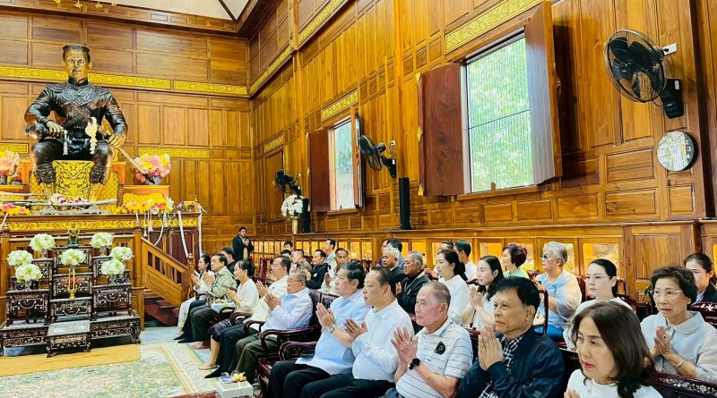 ร่วมพิธีเปิด “พระตำหนักประกาศอิสรภาพ” สมเด็จพระนเรศวรมหาราช