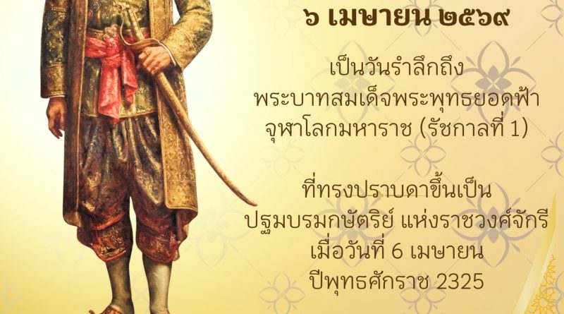 วันจักรี 6 เมษายน 2569