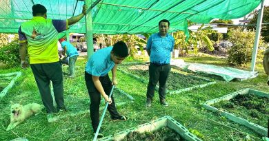 ปรับปรุงภูมิทัศน์พื้นที่บริเวณแปลงเกษตร