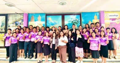 ให้การต้อนรับคณะนิเทศ ติดตามผลการใช้หลักสูตรฯ