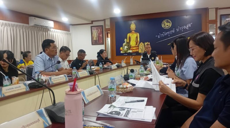 ลงเยี่ยมเสริมพลังงานพัฒนาคุณภาพชีวิตระดับอำเภอ (พชอ.)