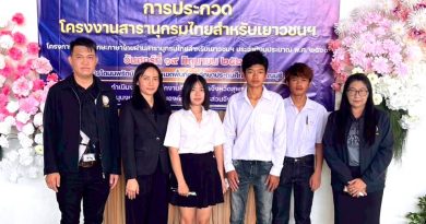 ร่วมเปิดการแข่งขันโครงการพัฒนาทักษะภาษาไทย